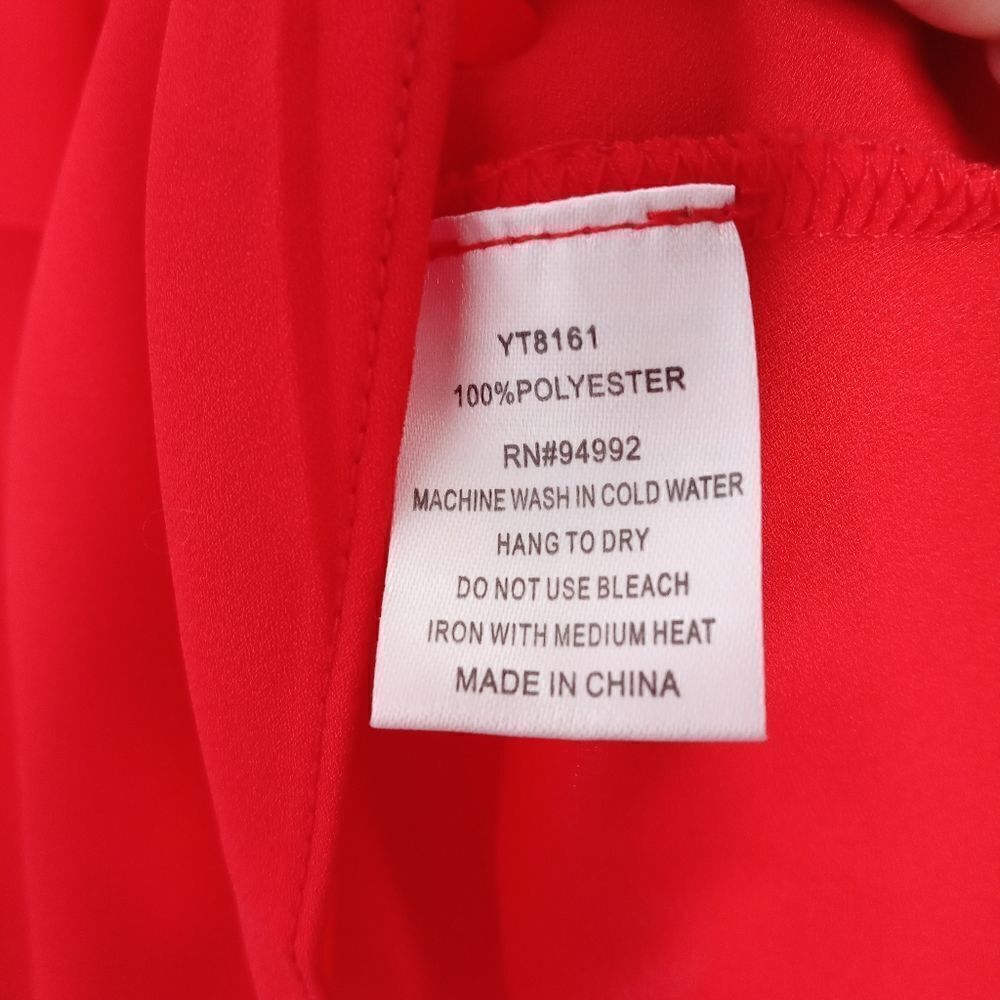 Patrizia Luca red top - Picture 5 of 9